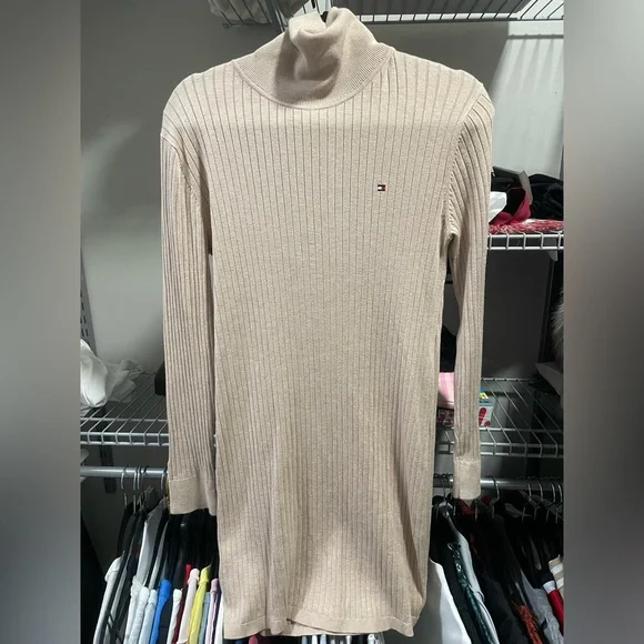 tommy hilfiger ribbed turtleneck sweater dress NWOT Tommy Hilfiger Turtleneck sweater dress